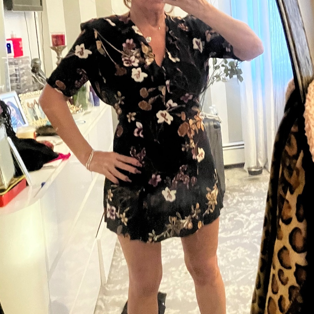 Floral print dress